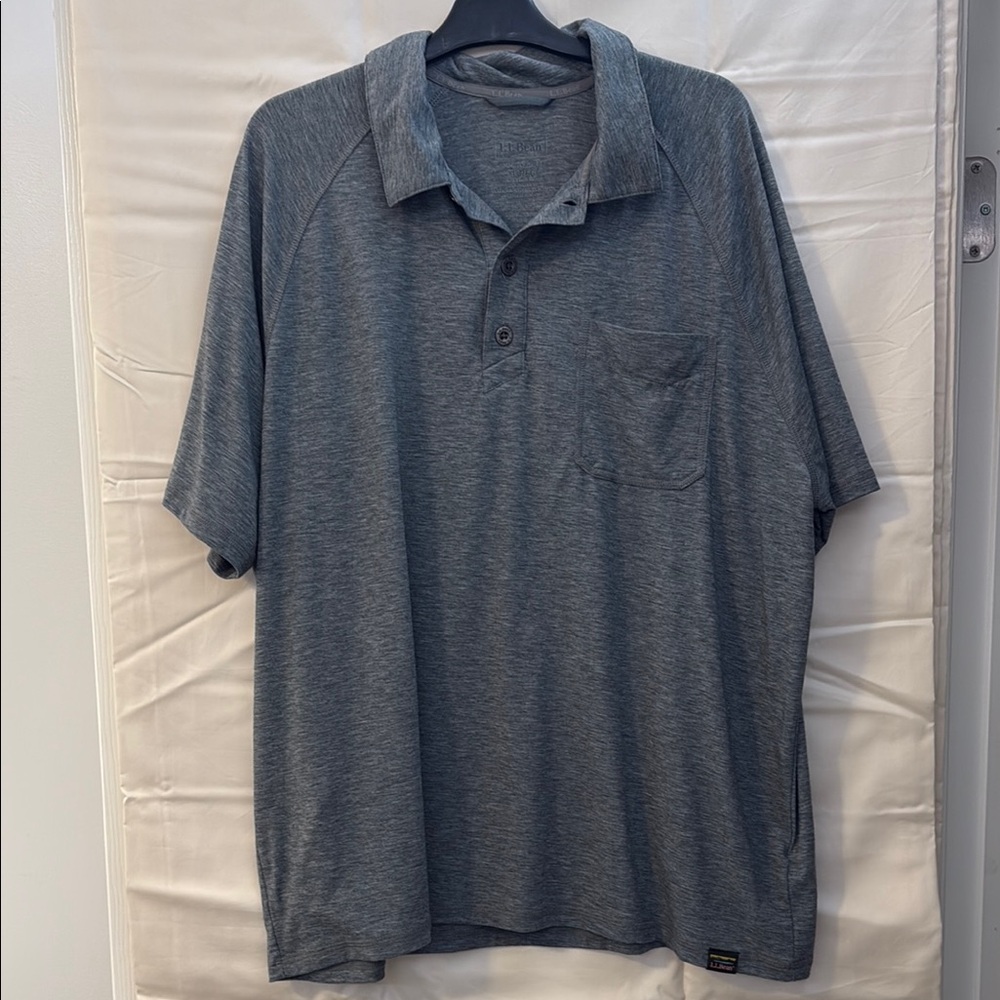 L.L. Bean Men's Charcoal Polo Shirt